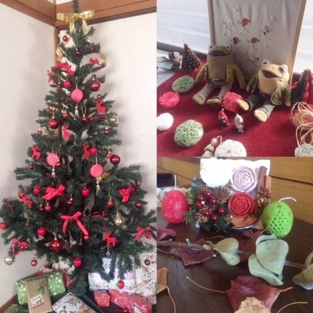 たまプラーザにお住まいのＮ様のご自宅のクリスマスの飾りつけ。