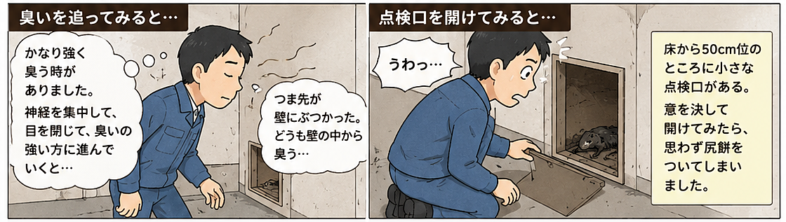 マンション等の異臭の体験談