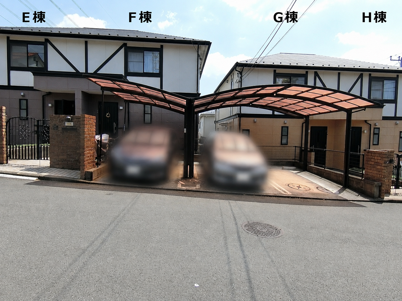 パークテラスあざみ野の外観/E棟F棟G棟H棟